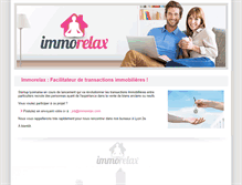 Tablet Screenshot of immorelax.com